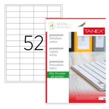Tanex TW-2022 50x22 mm Lazer Etiket