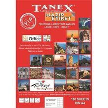 Tanex TW-2148 100 Yaprak 40x25 mm Lazer Etiket