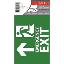 Tanex UYR-106 2'li Acil Çıkış Etiketi