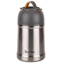 Tantitoni 020-01 700 ml Gri Paslanmaz Çelik Kaşıklı Yemek Termosu