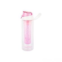 Tantitoni 750 ml Pembe Plastik Detoks Su Şişesi