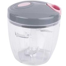 Tantitoni 900 ml Pratik Doğrayıcı Pembe-Gri