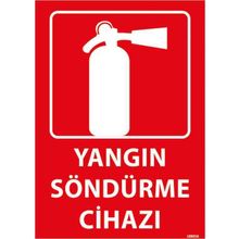 Taroks U06016 Yangın Söndürme Cihazı Uyarı Levhası