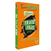 Tasarı - KPSS Coğrafya 18'de 18 Net Soru Bankası
