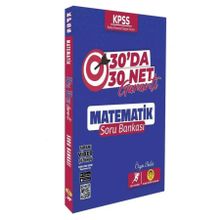 Tasarı Yayınları - KPSS Matematik 30'da 30 Net Garanti Soru Bankası