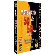 Tasarı Yayınları Tasarı Eğitim Yayınları 2023 DGS Matematik 50 de 50 Net Garanti Soru Bankası
