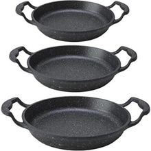 Taşhan T-0375 Döküm Granit 3'lü Omlet Sahan Set