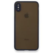 Tazador iPhone XS Max Montreal Lacivert Silikon Kapak Kılıf