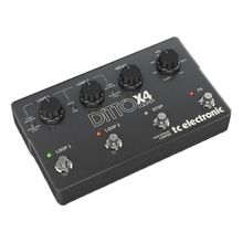 TC Electronic Ditto X4 Looper Gitar Siyah Efekt Pedalı