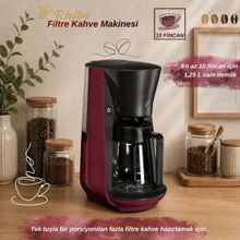 Tchibo Filtre Kahve Makinesi Bordo