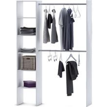 Tdesigno Efil Beyaz 140 CM Gardırop