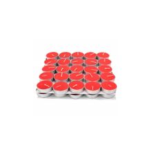 Tealight 25 Adet Kırmızı Mum