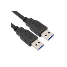 Techmaster 30 cm 2 Ucu USB 3.0 2 Ucu Erkek Kablo Hızlı Veri Aktarımı