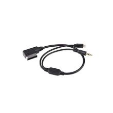 Techmaster Vw Audi 3.5 mm Aux Kablosu ve iPhone Lightning Şarj