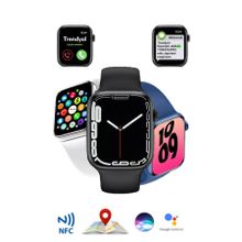 TECHNOMEN Watch 7 Smartwatch 2022 Yeni Akıllı Saat Bluetooth Çağrı Konum Takip Siri Nfc Android Ios.