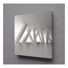 Technopa 3 Boyutlu Soyut Çubuklar 30x30 cm Kanvas Tablo
