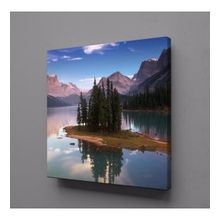 Technopa Ada ve Yansımalar 90x90 cm Kanvas Tablo
