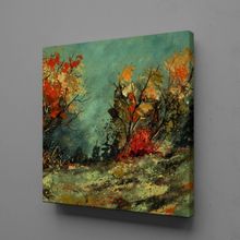 Technopa Ağaçlar 50x50 cm Kanvas Tablo