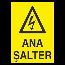 Technopa Ana Şalter 60 x 90 cm Uyarı Levhası