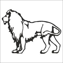 Technopa Aslan 60 cm Folyo Duvar Stickerı