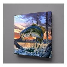 Technopa Balık 50x50 cm Kanvas Tablo