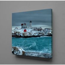 Technopa Beyaz Deniz Feneri 130x130 cm Kanvas Tablo