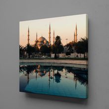 Technopa Caminin Yansıması 120x120 cm Kanvas Tablo