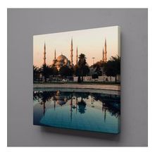 Technopa Caminin Yansıması 70x70 cm Kanvas Tablo