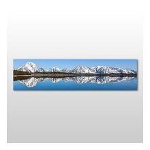 Technopa Dağ ve Göl 180x60 cm Kanvas Tablo