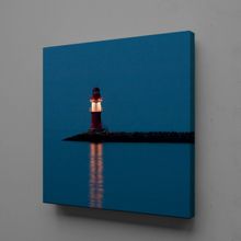Technopa Deniz Feneri 80x80 cm Kanvas Tablo