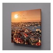 Technopa Deniz Kum Sahil 130x130 cm Kanvas Tablo