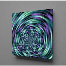 Technopa Derinlik Renkleri 130x130 cm Kanvas Tablo