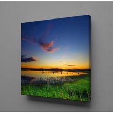 Technopa Doğa Deniz Manzarası 50x50 cm Kanvas Tablo