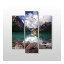 Technopa Doğa Manzarası 102x110 cm Kanvas Tablo