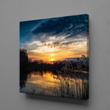 Technopa Doğa Manzarası 50x50 cm Kanvas Tablo