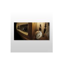 Technopa Eski Radyo 120x60 cm Kanvas Tablo
