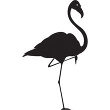 Technopa Flamingo 100 cm Folyo Duvar Stickerı