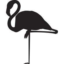 Technopa Flamingo 40 cm Folyo Duvar Stickerı