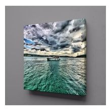 Technopa Gemi Gökyüzü 110x110 cm Kanvas Tablo