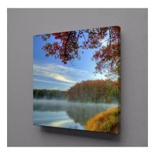 Technopa Göl Manzarası 80x80 cm Kanvas Tablo
