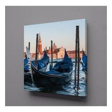 Technopa Gondol 120x120 cm Kanvas Tablo