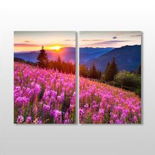 Technopa Gri Çerçeve Akasya Ve Muhteşem Doğa 40x30 cm Kanvas Tablo