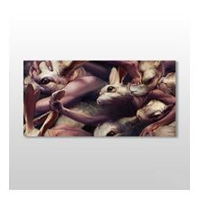 Technopa Hamster 180x90 cm Kanvas Tablo