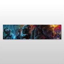 Technopa Hayvanlar 210x70 cm Kanvas Tablo