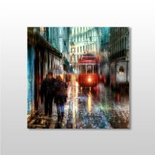 Technopa Istanbul Ortanyal 200x200 cm Kanvas Tablo