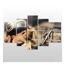 Technopa Köpek 140x80 cm Kanvas Tablo