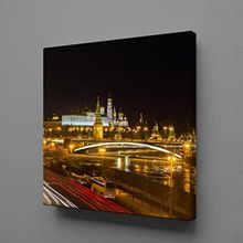 Technopa Köprü 70x70 cm Kanvas Tablo