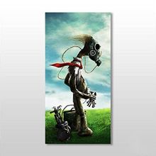 Technopa Maskeli Köpek 20x30 cm Kanvas Tablo