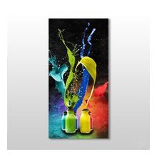 Technopa Naturel Boya Şişeleri 80x120 cm Kanvas Tablo