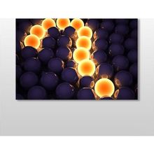 Technopa Neon Top 60x40 cm Kanvas Tablo